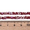 Electroplate Opaque Glass Beads Strands GLAA-N022-4mm-15-2