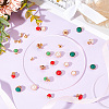 120 Sets 6 Style Alloy Semi-Tublar Rivet Studs DIY-AR0002-90-5