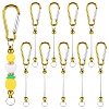 10Pcs Aluminum with Rock Climbing Carabiners AJEW-SZ0002-58B-1
