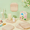 Unfinished Wood Board DIY-WH0591-308-4