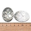 Natural Black Lip Shell Carved Cabochons SHEL-G024-04-3