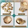 30Pcs 3 Styles Brass Bell Pendants KKB-CN0001-01-5