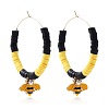 Bohemia Style Colorful Clay Beads Hoop Earrings JF2291-5-1