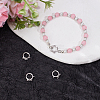 4Pcs 925 Sterling Silver Twister Clasps STER-BBC0009-18-4