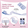 3 Rolls Frayed Polyester Ribbon OCOR-TA0002-97A-5