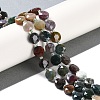 Natural Indian Agate Beads Strands G-N342-15-2