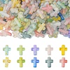 300Pcs 10 Colors Gradient Color Transparent Acrylic Beads OACR-CJ0002-44-1