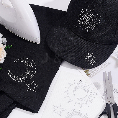 Glass Hotfix Rhinestone DIY-WH0580-82A-1