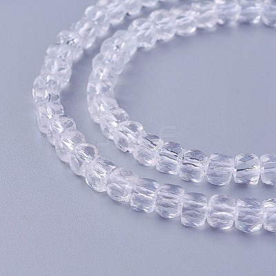 Grade A Natural Quartz Crystal Beads Strands G-F619-34-1