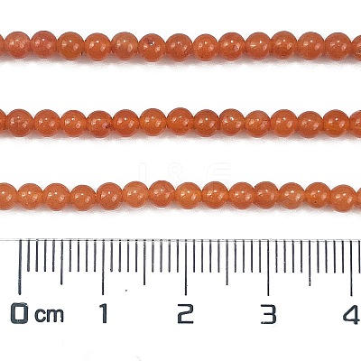Natural Red Aventurine Beads Strands X-G-M438-A09-01-1
