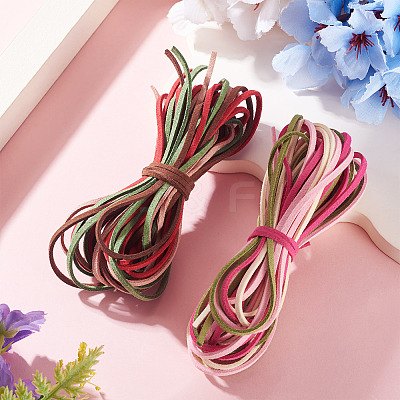 2 Bundles Faux Suede Cord Sets LW-TA0001-08D-1