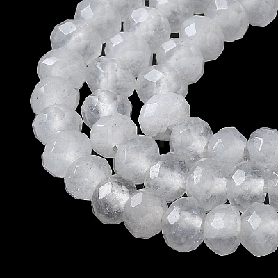 Natural Malaysia Jade Rondelle Beads Strands X-G-E316-2x4mm-63-1