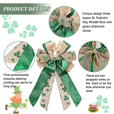 Big Polyester Packaging Ribbon Bows FIND-WH0126-09B-1