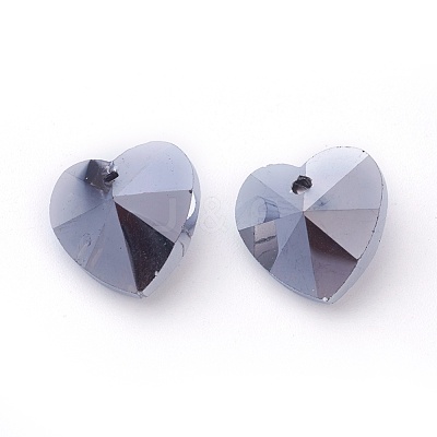 Romantic Valentines Ideas Glass Charms G030V14mm-31-1