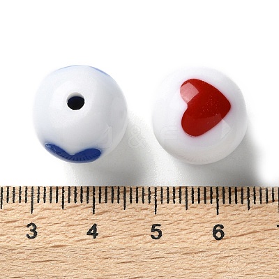 Opaque Acrylic Beads OACR-Z027-06-1