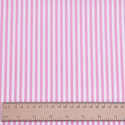 Stripe Cotton Fabric DIY-WH0671-390B-1