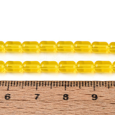 Transparent Glass Beads Strands GLAA-T028-14T-02-1