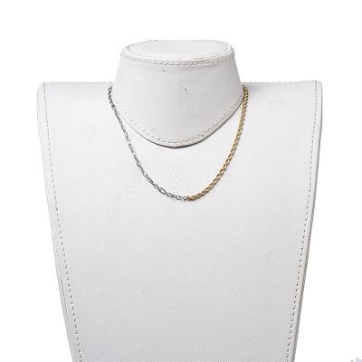 304 Stainless Steel Chain Necklaces NJEW-JN02832-1