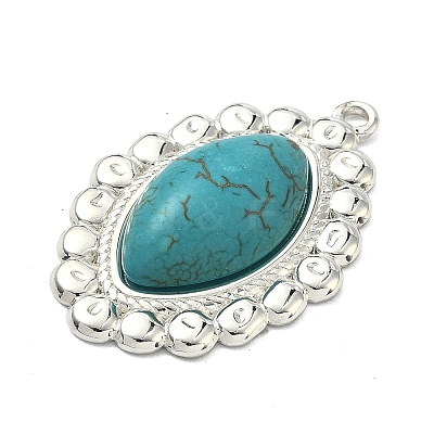 Dyed Synthetic Turquoise Pendants LS-STAS-G374-05S-09-1