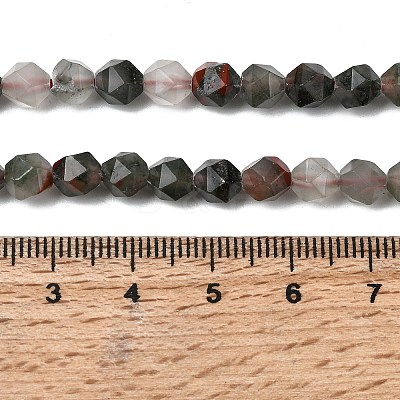 Natural African Bloodstone Beads Strands G-Z119-A28-01-1