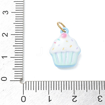 304 Stainless Steel Enamel Pendants SA-CBA08A6-06G-1