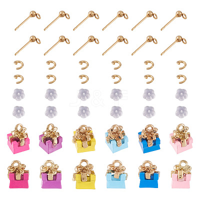 DIY Dangle Earring Making Kit DIY-TA0006-69-1