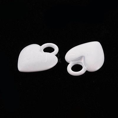 Spray Painted Alloy Charms PALLOY-Q433-032J-RS-1