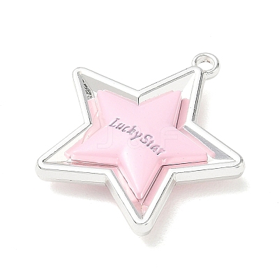 Spray Painted Alloy Pendants AL-CBA5B8E-14P-03-1