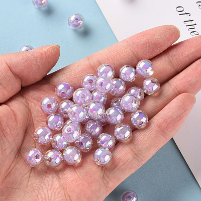 Transparent Acrylic Beads TACR-S152-15B-SS2114-1