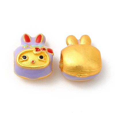 Rack Plating Alloy Enamel European Beads ENAM-M048-11MG-A-1