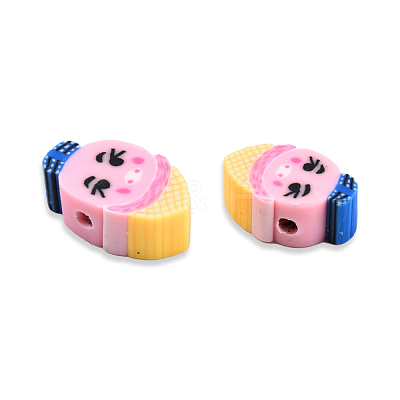 Handmade Polymer Clay Beads CLAY-N008-071-A01-1