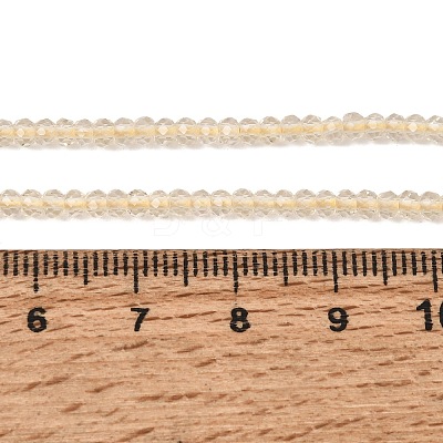 Heated Natural Lemon Quartz Beads Strands GG-CBA4808-A01-01-1