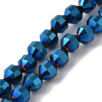 Electroplated Synthetic Non-magnetic Hematite Beads Strands G-I364-L01-05-1