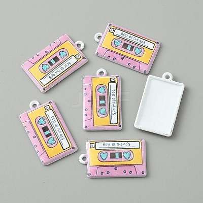 Baking Paint Alloy Pendants FIND-WH0152-228D-1