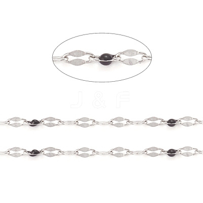 Handmade 304 Stainless Steel Dapped Chains CHS-D026-16G-P-1