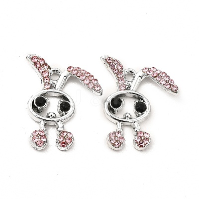 Alloy Rhinestone Pendants ALRI-K048-05C-1