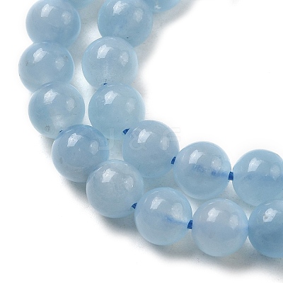 Natural Aquamarine Beads Strands G-D327-C03-6MMA-1