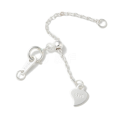 S925 Sterling Silver Chain Extender STER-R003-06S-1