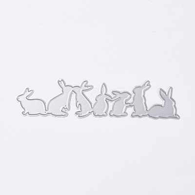 Bunny Carbon Steel Cutting Dies Stencils X-DIY-L024-06-1