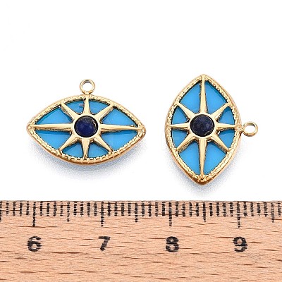 304 Stainless Steel & Acrylic Pendants STAS-N109-160G-1