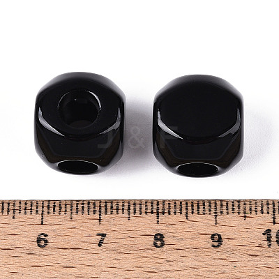 Opaque Acrylic Beads SACR-T017-54B-1