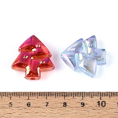 UV Plating Transparent Acrylic Beads TACR-T030-05M-1