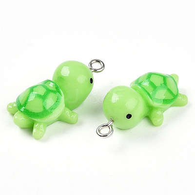Resin with Iron Pendants RESI-T057-20-1