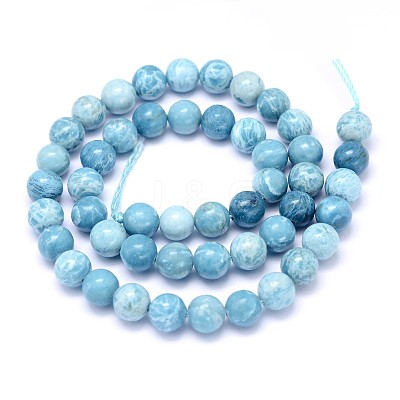 Natural Gemstone Beads Strands G-L367-01-6mm-1