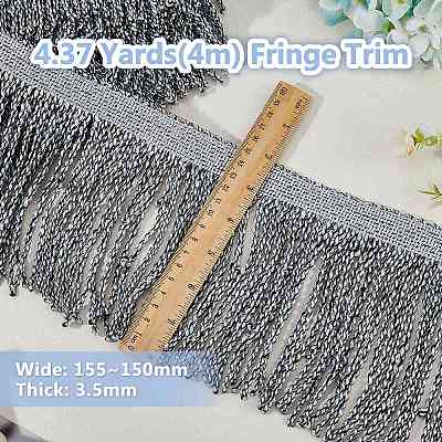 4M Polyester Tassel Lace Ribbon OCOR-DC0001-09B-1