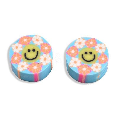 Handmade Polymer Clay Beads CLAY-T019-14E-1