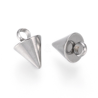 Tarnish Resistant 304 Stainless Steel Pendants X-STAS-G214-47P-03-1