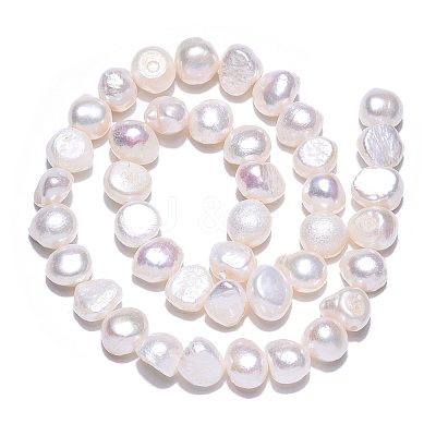 Natural Cultured Freshwater Pearl Beads Strands PEAR-N014-08E-1