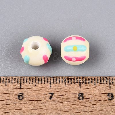 Handmade Porcelain Ceramic Beads PORC-Q005-03K-1