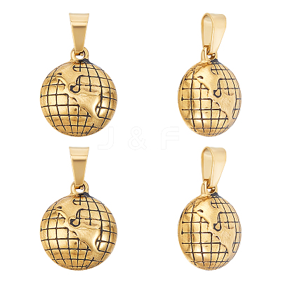 PVD Vacuum Plating 304 Stainless Steel Pendants STAS-UN0050-73-1